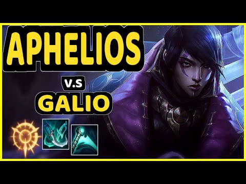 INNAXE (APHELIOS) vs GALIO - BOTTOM ADC GAMEPLAY - EUW Ranked GRANDMASTER
