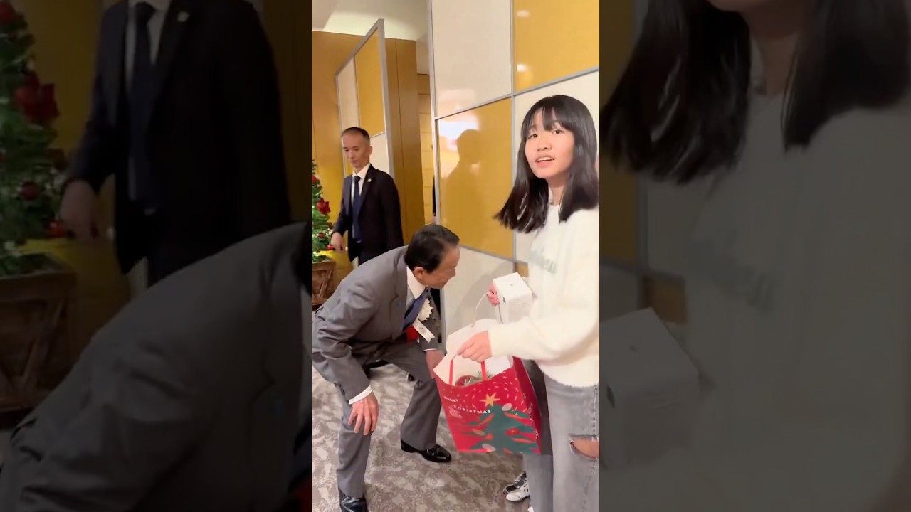 可愛い麻生太郎氏の素敵な瞬間 #shorts