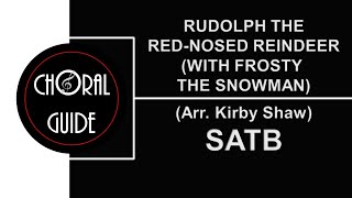 Rudolph the Red-Nosed Reindeer (with Frosty the Snowman) - SATB