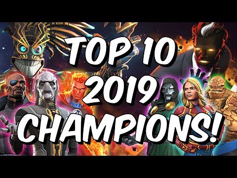 Top 10 2019 Champions! - The Year Of The Beyond God Tier - Marvel Contest of Champions