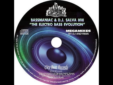 Bassmaniac & DJ Salva 808 The Electro Bass Evolution OFFICIAL CBR CD MEGAMIXES BY DJ ANDYMAN 2020