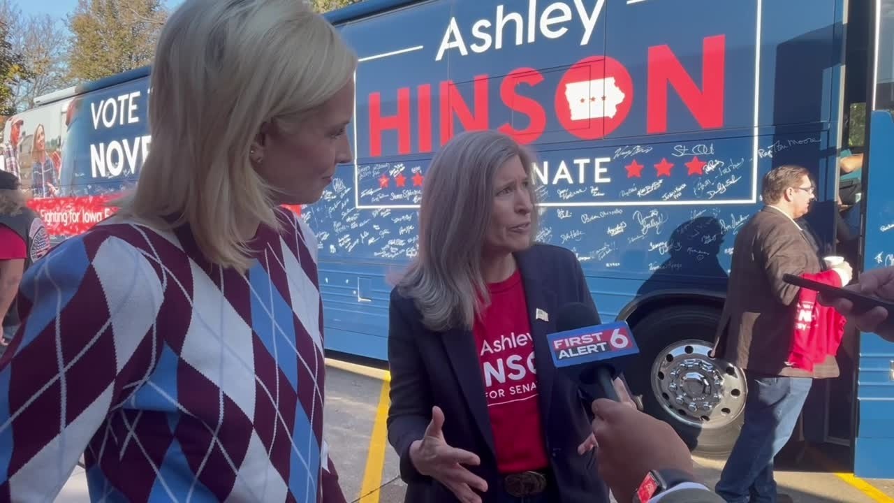 Video: Ernst Endorses Hinson for Iowa Senate, Citing Voting Alignment and Communication Skills