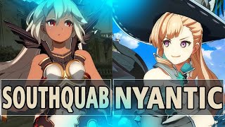 GBVSR:🔥SouthQuab (Zooey) Vs Nyantic (Beatrix Indigo Witch)🔥| High Level Gameplay.