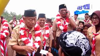 Penyambutan Tim Penilai Lomba Kwarran Tergiat 2017 Kwarran Kembaran, Banyumas, Jawa Tengah