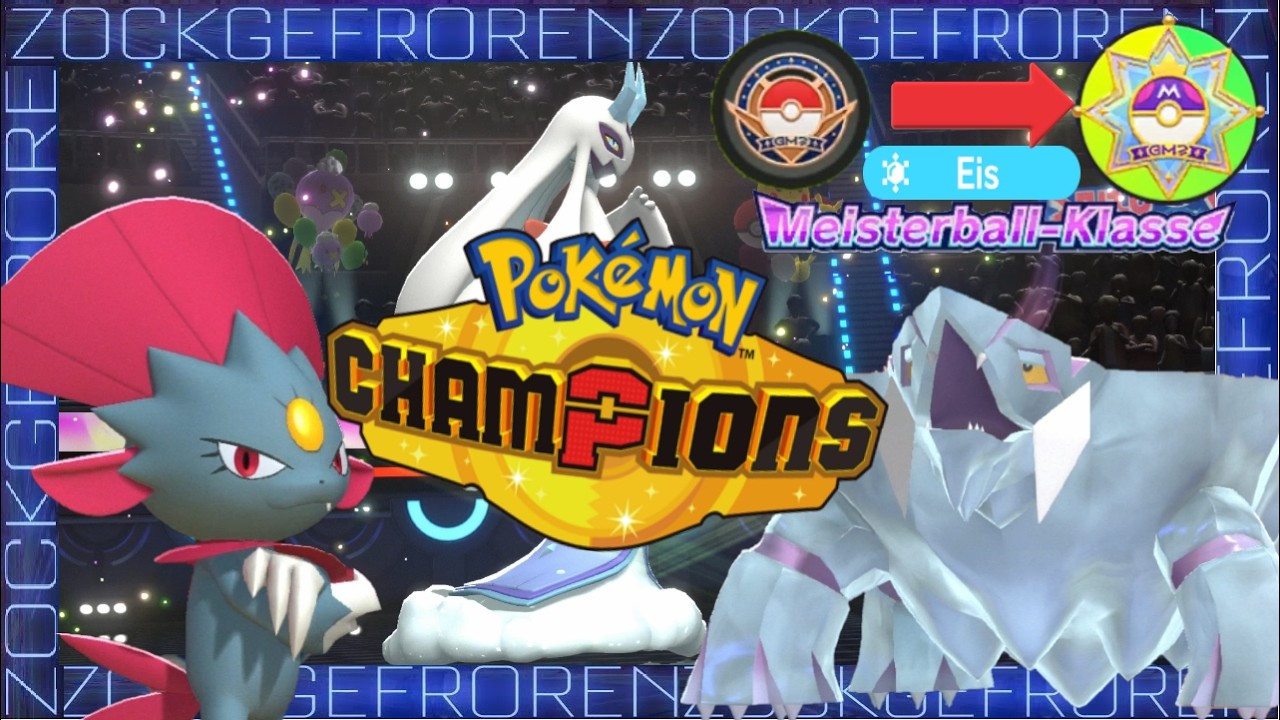 Pokémon CHAMPIONS - Der Weg zur Meisterball-Klasse NUR mit EIS-POKEMON