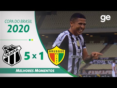 Gols e lances de Ceará x Brusque