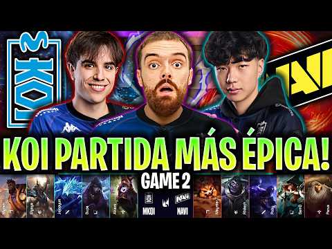 IBAI CASTEA A KOI EN LA PARTIDA MÁS ÉPICA!😱 - KOI vs NAVI Game 2 LEC VERSUS PLAYOFFS 2026 IBAI