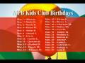 March MPB Kids Club Birthdays