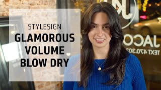 Glamorous Volume Blow Dry Tutorial | StyleSign | Goldwell Education Plus