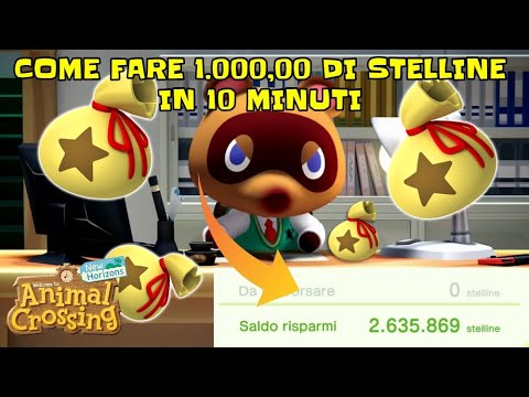 HOW TO MAKE 1,000,000 STARS IN 10 MINUTES *NEW* - ANIMAL CROSSING NEW HORIZONS