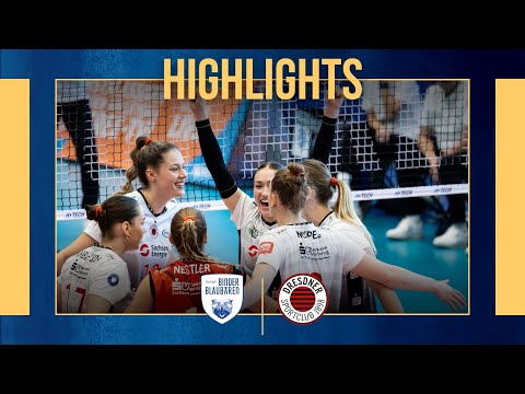 Highlights: Binder Blaubären TSV Flacht - Dresdner SC