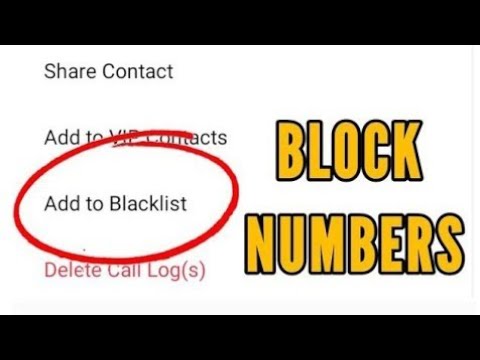 Honor 6x Phone Number Block & Unblock Settings