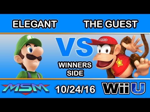 MSM 71 - eM | Elegant (Luigi) Vs. The Guest (Diddy Kong) Winners Side - Smash Wii U