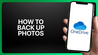 How To Back Up Photos To OneDrive App ! Tutorial