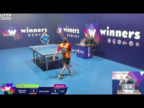 Akhmedov Sarkhan - Smyk Vasilii.WINners CUP Table Tennis 8 25.12.2020 15:15