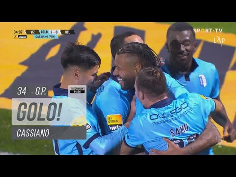 Goal | Golo Cassiano: FC Vizela (2)-0 Belenenses SAD (Liga 21/22 #13)