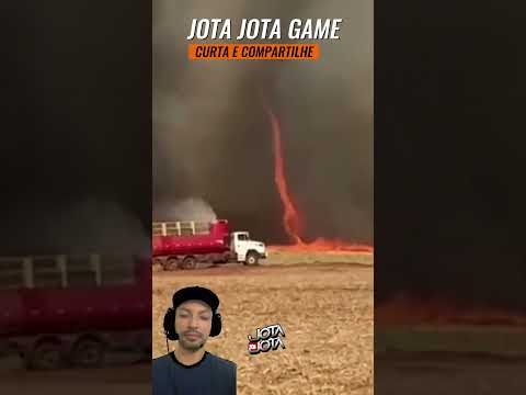 Redemoinho de fogo assusta região entre Adamantina e Flórida Paulista 🔥