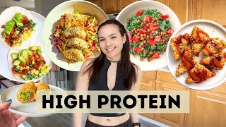 A Week of Realistic High Protein Meals (Vegan) thumbnail