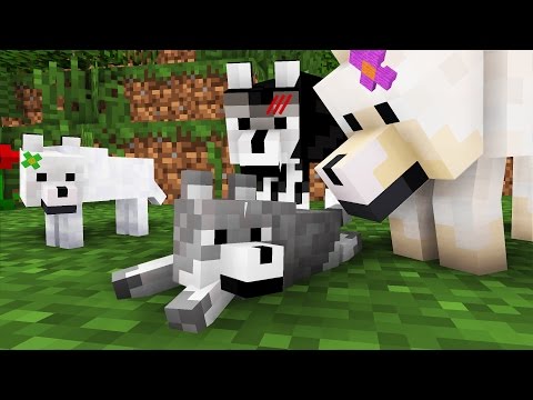 Cubic Animations - Wolf Life: The Family -- Minecraft Animation