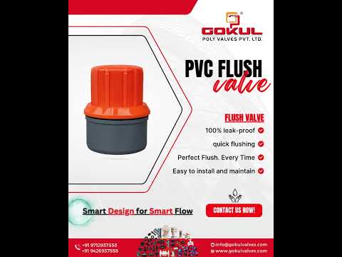 Drip Irrigation Flush Valve