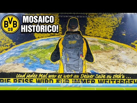TORCIDA DO BORUSSIA FEZ UM MOSAICO ESPETACULAR! 🔶 TIFO DORTMUND VS CHELSEA 15.02.23