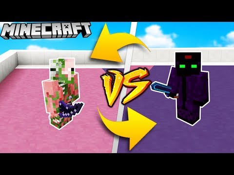 Vito Minecraft -  WITCH VS ZOMBIE PIG - MINECRAFT |  Vito VS Bella