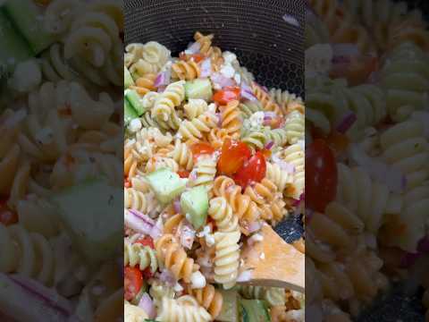 The Ultimate Pasta Salad 🥗For Any Celebration  🎉  Here’s How! ✅ #pastasalad #salad #bbq