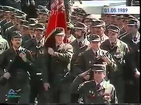 1st May in DDR the Internationale 1989