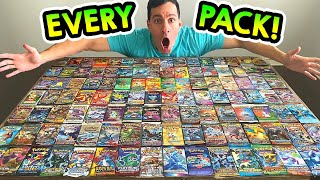 Opening EVERY Pack of Pokemon Cards EVER!