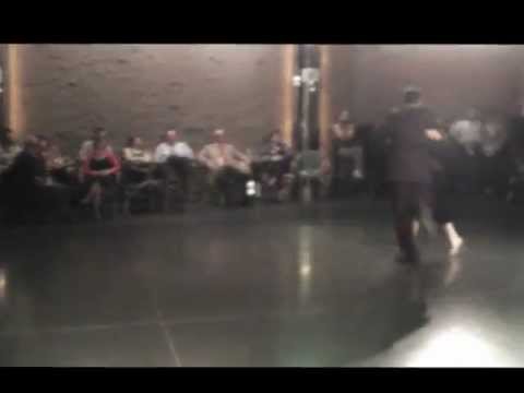 Jorge Pahl i Verónica Palacios en la Milonga de La Fábrica