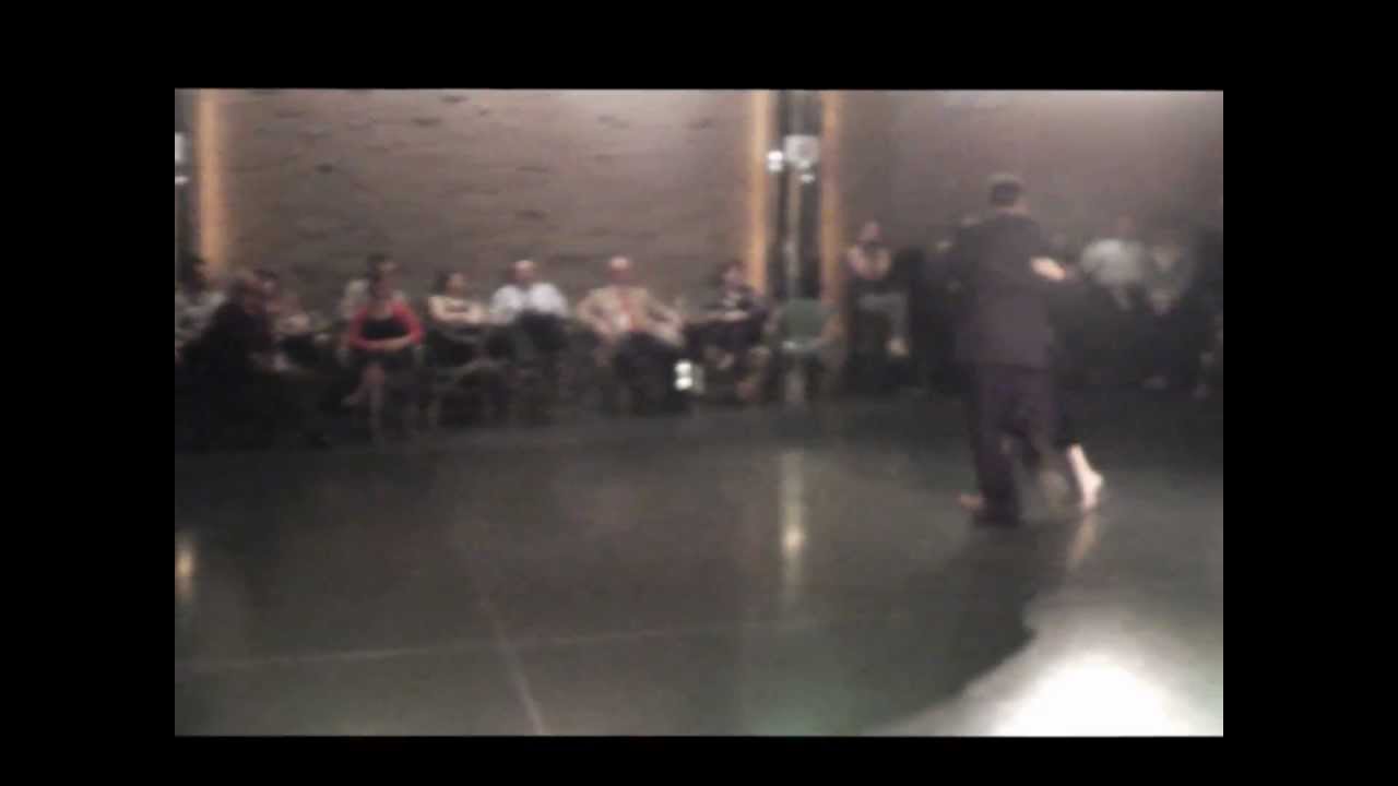 Jorge Pahl i Verónica Palacios en la Milonga de La Fábrica