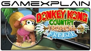 Donkey Kong Country: Tropical Freeze Analysis - Dixie Trailer  (Secrets & Hidden Details)