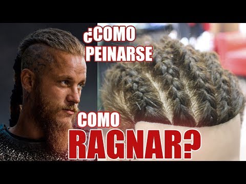 COMO HACER TRENZAS PEGADAS VIKINGAS (RAGNAR)