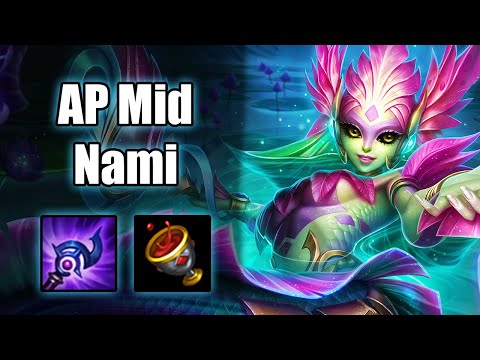 AP Nami Mid - Electrocute Nami Mid vs Yasuo - Full Game - Off Meta League of Legends
