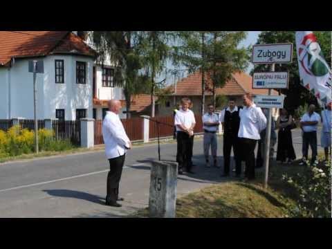 Zubogy: rovásírásos helységnévtábla avatás !