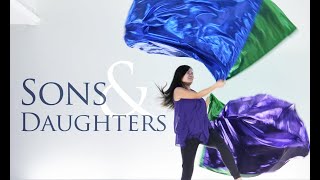 Worship wtih Flags Sons and Daughters By Iron Bell Music Flagging Dance Ft Claire CALLED TO FLAG