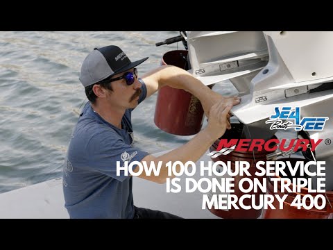 DIY In Depth How To on 100 Hour Mercury Verado Service with Preferred Marine
