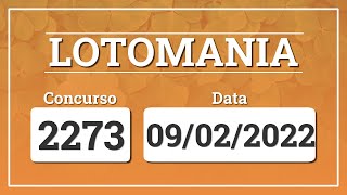 Capa de LOTOMANIA 2273