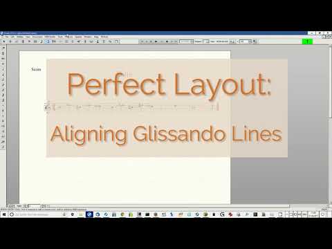 Perfect Layout for Finale®: Aligning Glissando Lines