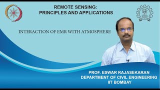 Lecture 6: Interaction of EMR with atmosphere