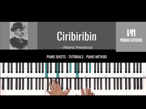 Ciribiribin - Opera - Alberto Pestalozza (Sheet Music - Piano Solo - Piano Cover - Tutorial)