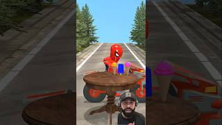 Homem aranha e Hulk chupou sorvete #shorts #spiderman #hulk