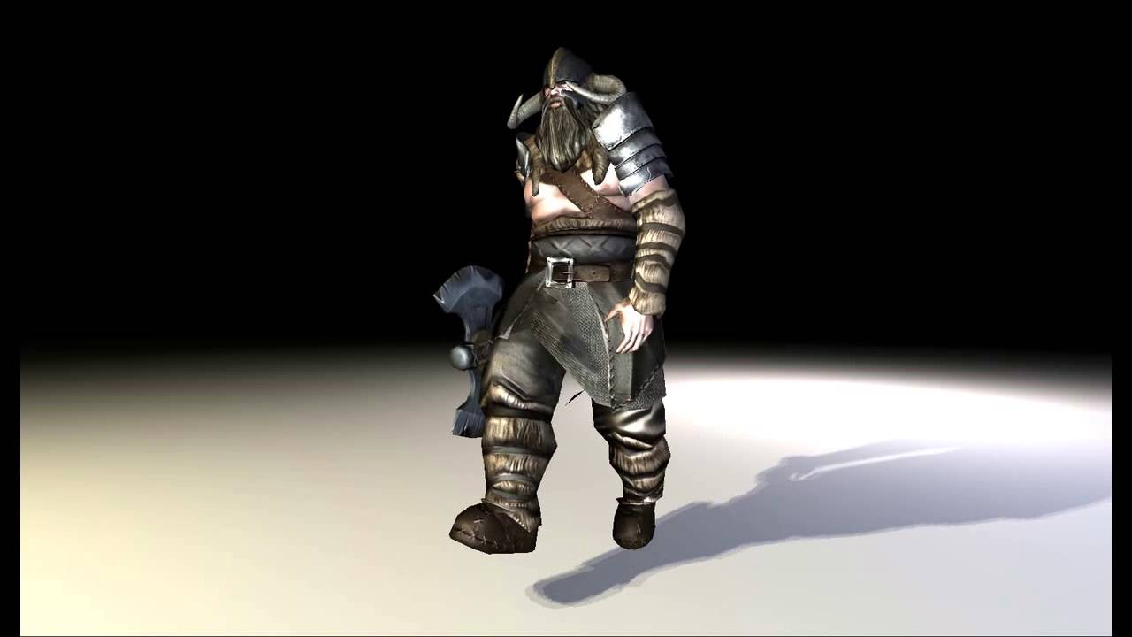 3DModels-Textures: Animated Viking Character