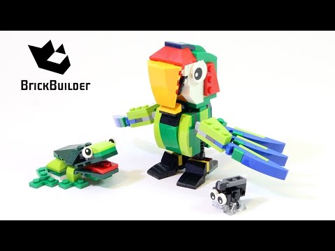 Vidéo LEGO Creator 31031 : Les animaux de la forêt tropicale