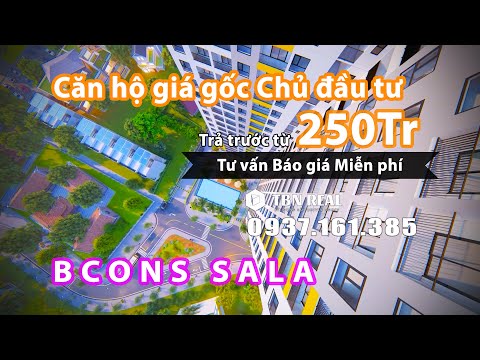 Bán căn hộ  2 phòng ngủ Bcons Sala tầng 8 giá tốt. Giá gốc Chủ đầu tư.