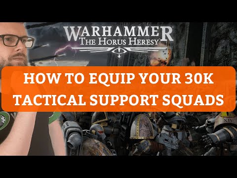 How to Equip Tactical Support Squads in Horus Heresy