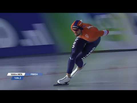 Thomas Krol 1000m - 1:08.68 (Outdoor World Record). European Championships 2019