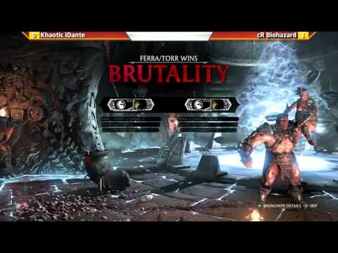 MKX @ Defend the North - cR Biohazard vs Khaotic iDante [720p/60fps]