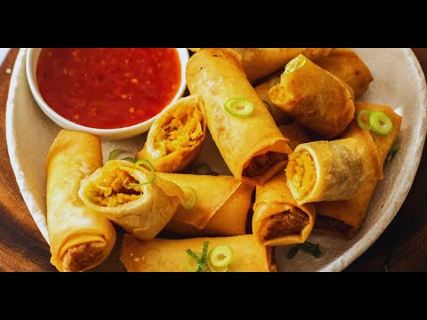 Veg Spring Rolls Recipe | Indian Street Food Snack