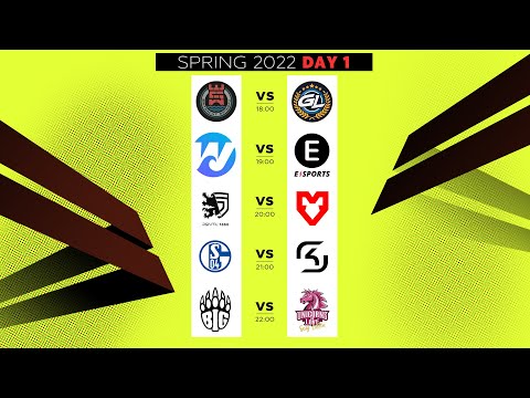 Strauss Prime League - Spring Split 2022 - Division 1 (ehem. Pro Division) - Tag 1